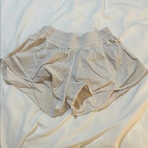 lululemon athletica Cream Athletic Shorts